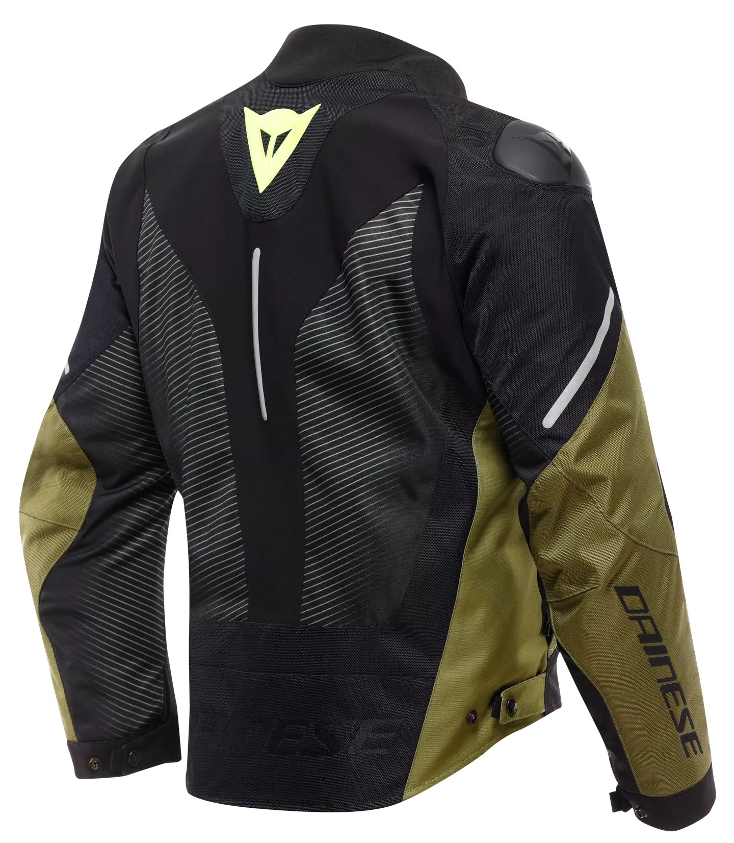Dainese Allvädersacka Super Sprint D-Dry Svart/Grön/Fluogul bild 2