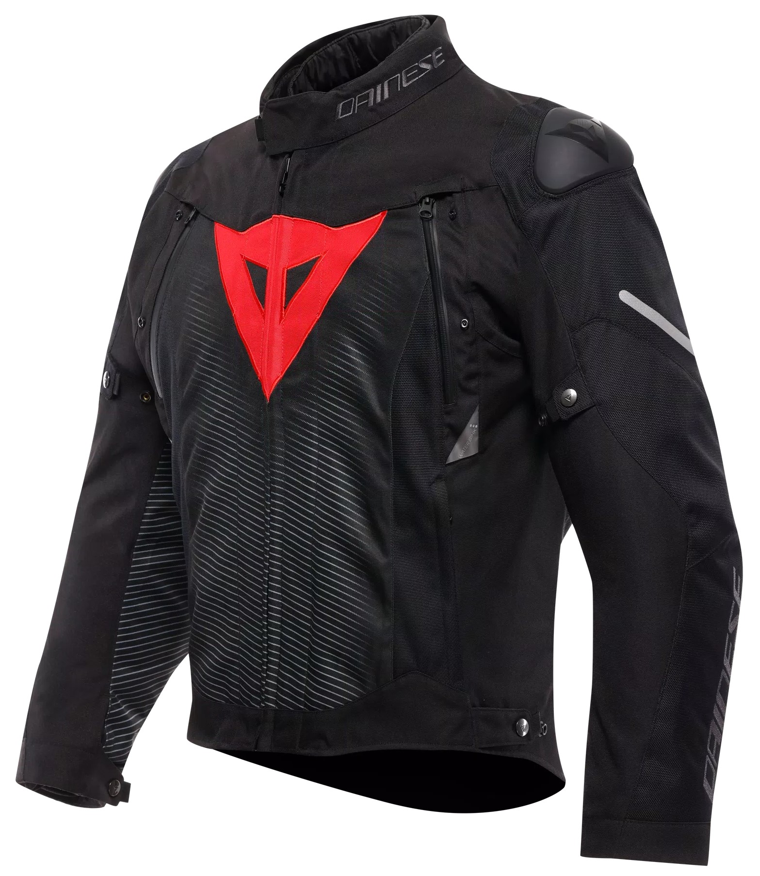 Dainese Allvädersacka Super Sprint D-Dry Svart/Lavaröd