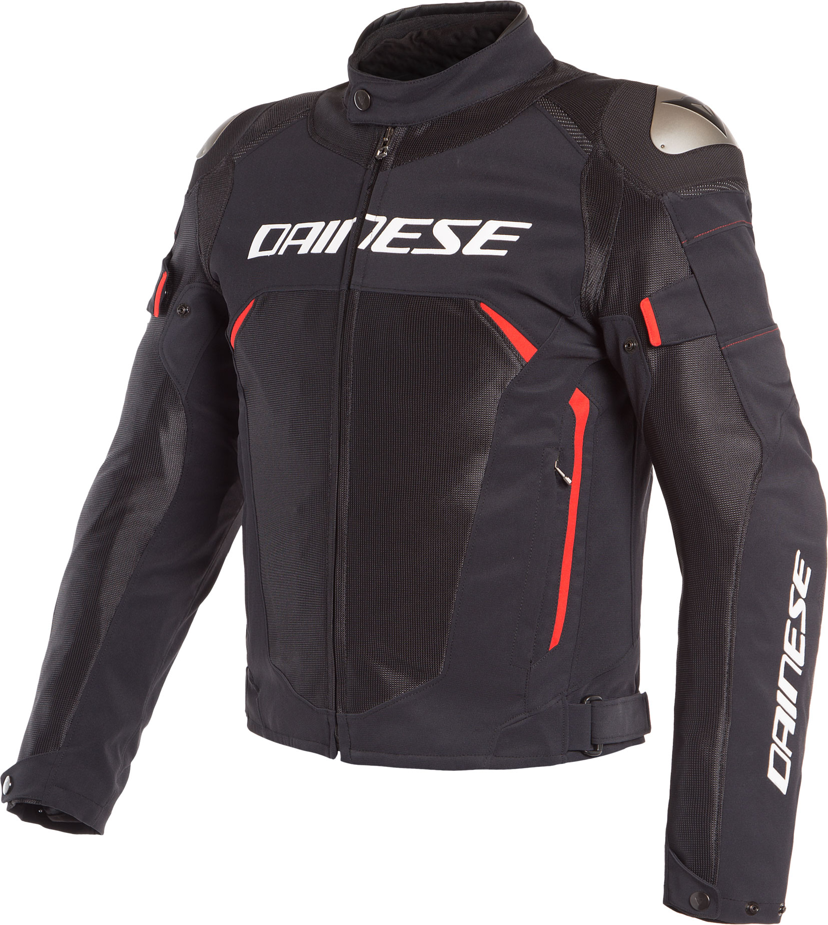 Dainese Allvädersjacka Dinamica Air D-Dry® Svart/Svart/Röd