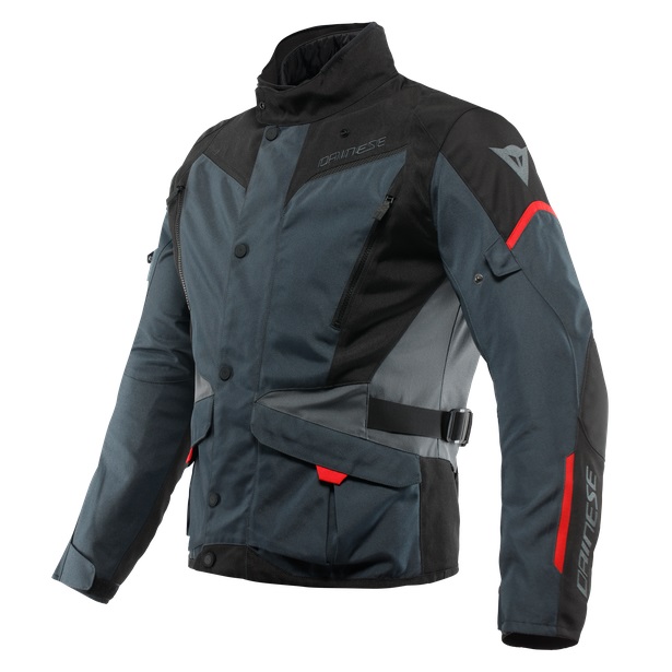 Dainese Allvädersjacka Tempest 3 D-Dry® Ebony/Svart/Lavaröd