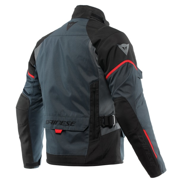 Dainese Allvädersjacka Tempest 3 D-Dry® Ebony/Svart/Lavaröd bild 2
