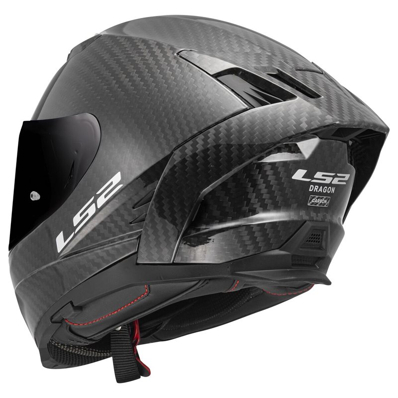 LS2 Hjälm FF807 Dragon Carbon Mattsvart bild 4