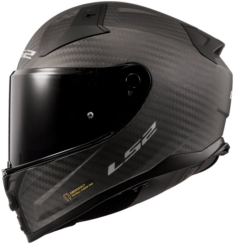 LS2 Hjälm FF811 Vector II Carbon Mattsvart bild 2