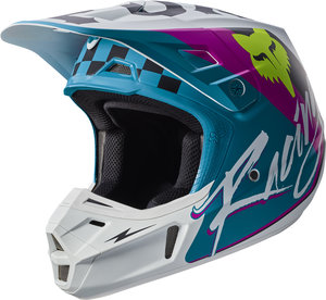 Fox Crosshjälm V2 Rohr Teal