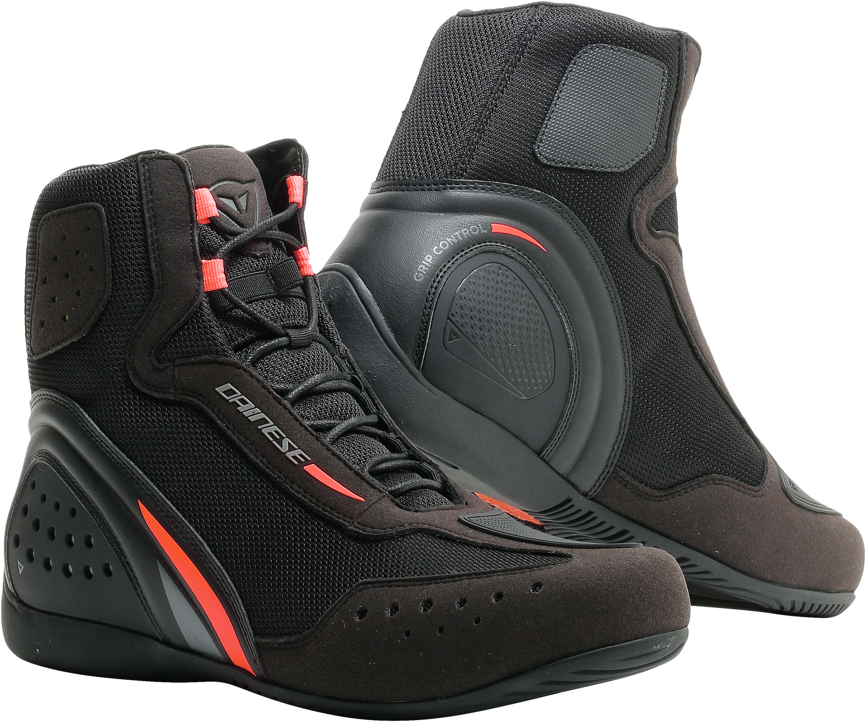 Dainese Sko D1 Air Svart/Fluoröd/Antrasitgrå