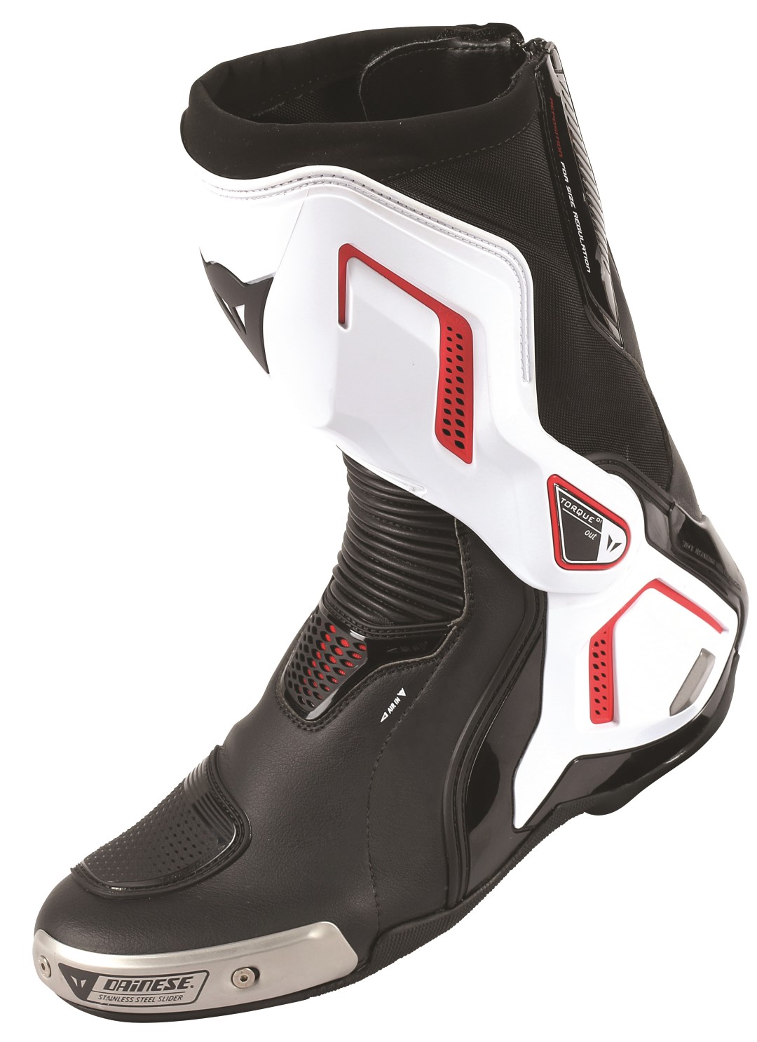 Dainese Stövel Torque D1 Out Air Svart/Vit/Lava-Röd