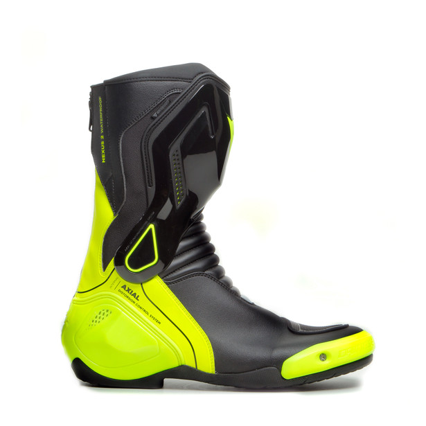 Dainese Stövel Nexus 2 D-WP® Svart/Fluogul (Vattentålig)