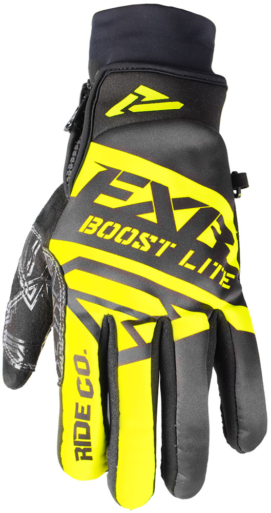 FXR Crosshandskar Boost Lite Svart/Fluogul