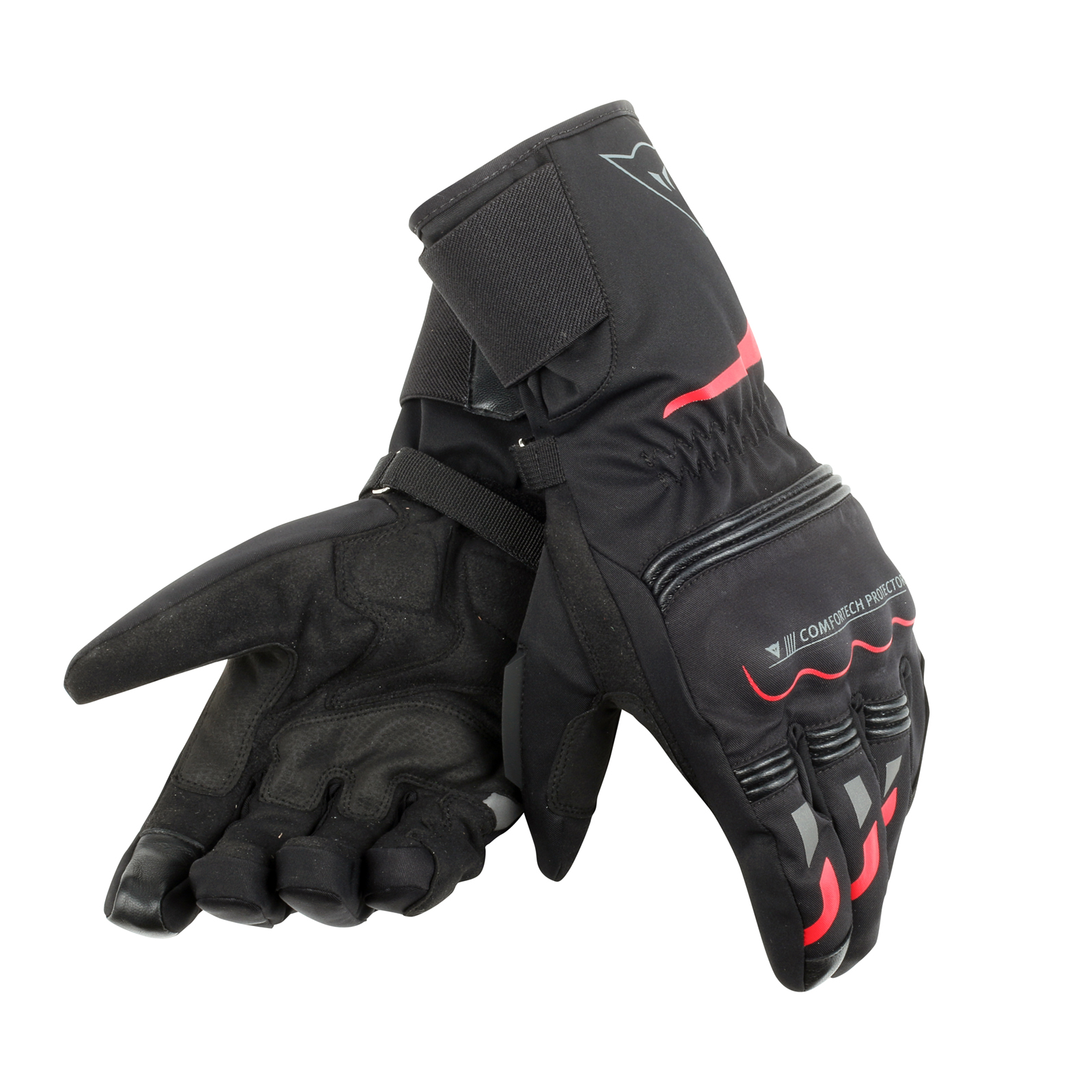Dainese Handske Tempest D-Dry® Svart/Röd(Lång)