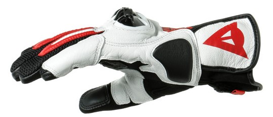 Dainese Handske Mig C3 Svart/Vit/Lavaröd bild 4