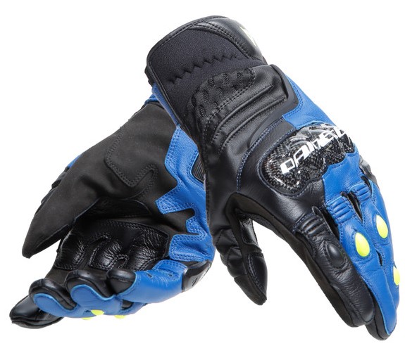 Dainese Skinnhandske Carbon 4 Svart/Blå (Kort)