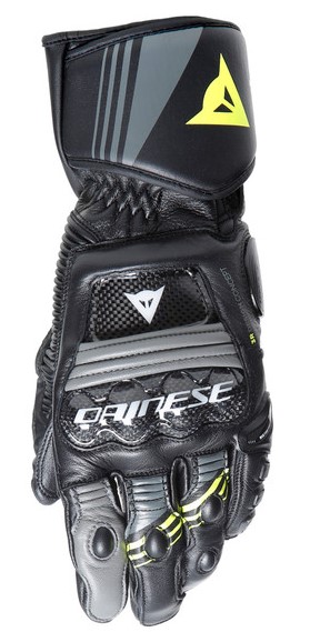 Dainese Skinnhandske Druid 4 Svart/Gul bild 2