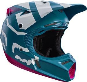 Fox Crosshjälm V3 Creo Teal bild 2