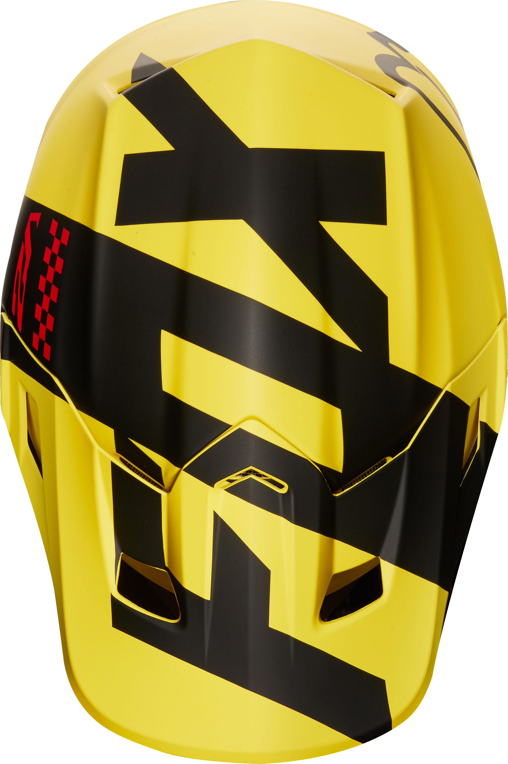 Fox Crosshjälm V2 Mastar Gul bild 3