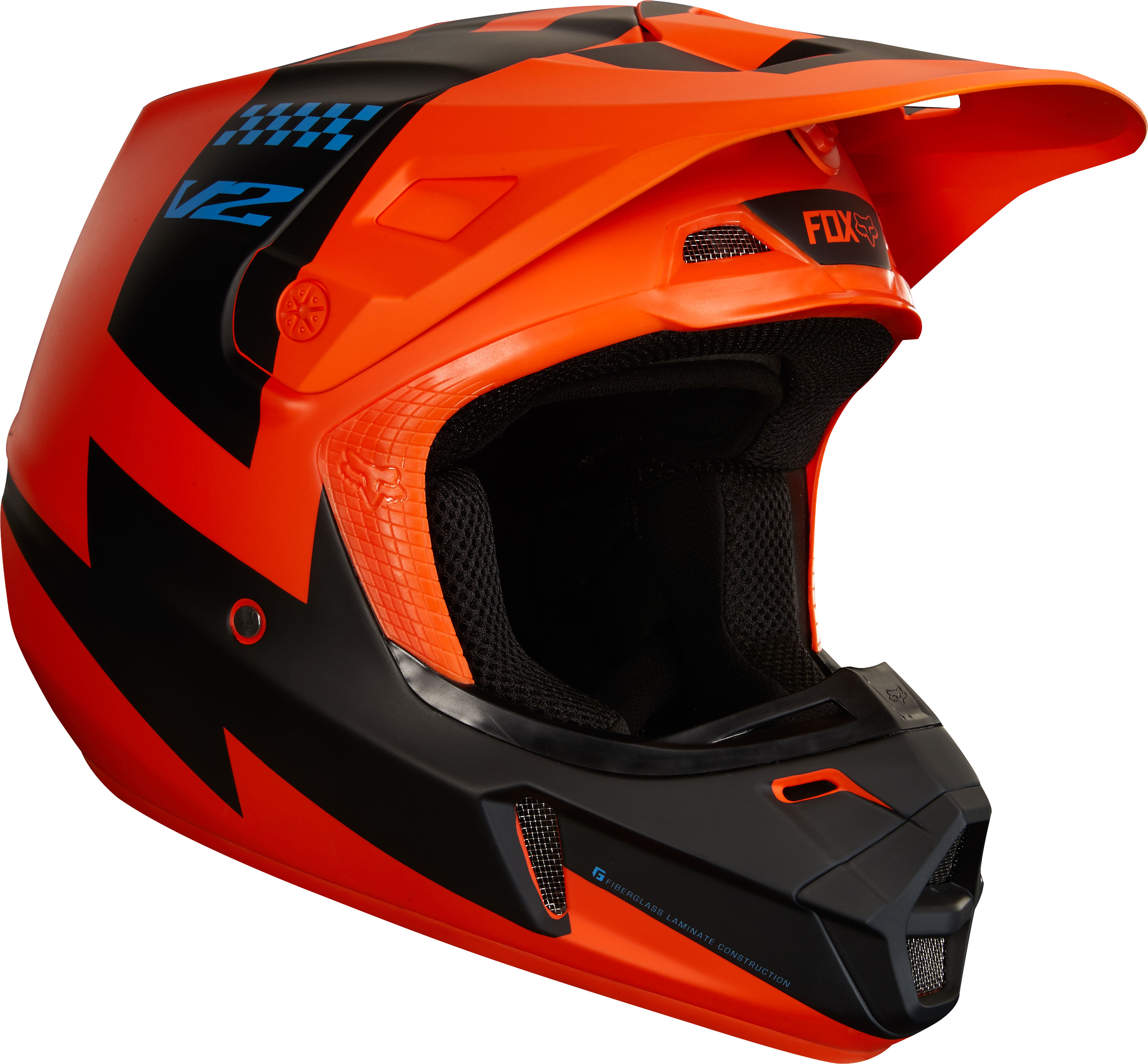 Fox Crosshjälm V2 Mastar Orange