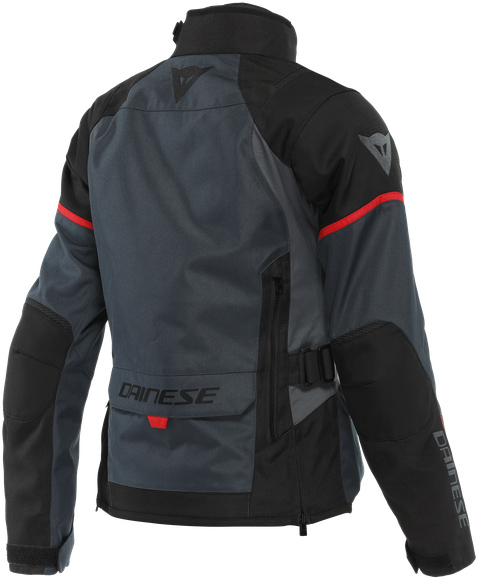 Dainese Allvädersjacka Tempest 3 D-Dry® Ebony/Svart/Lavaröd (Dam) bild 2