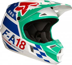 Fox Crosshjälm V1 Sayak Junior Grön