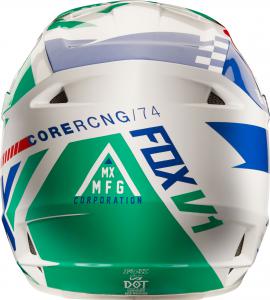 Fox Crosshjälm V1 Sayak Junior Grön bild 3