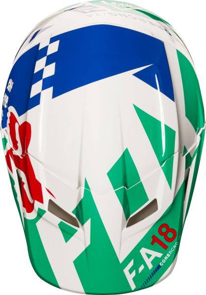 Fox Crosshjälm V1 Sayak Junior Grön bild 4