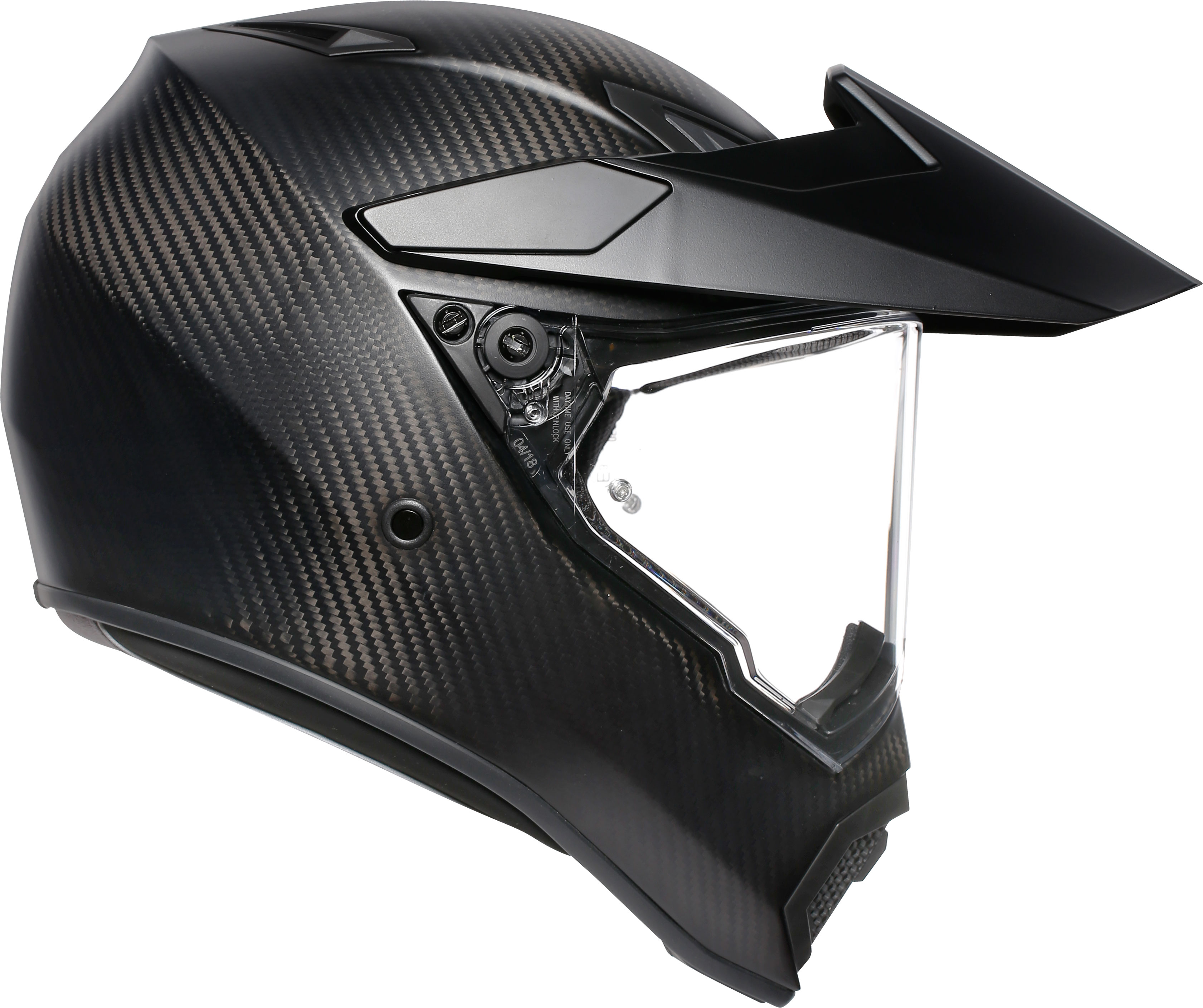 AGV Hybridhjälm AX9 Matt Carbon bild 2