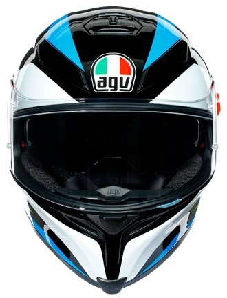 Agv Hjälm K5-S Core Svart/Cyan/Fluogul bild 7