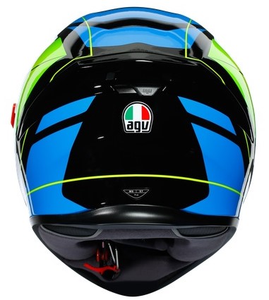 Agv Hjälm K5-S Core Svart/Cyan/Fluogul bild 5