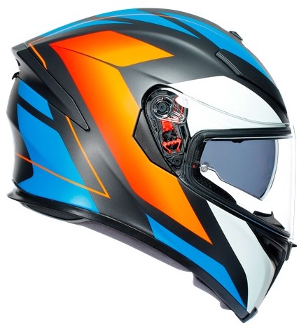 Agv Hjälm K5-S Core Mattsvart/Blå/Orange bild 4