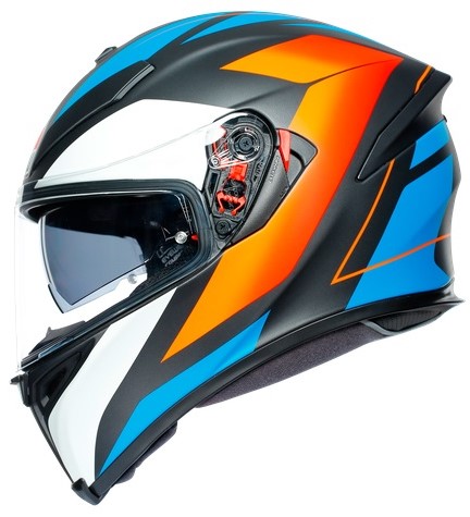 Agv Hjälm K5-S Core Mattsvart/Blå/Orange bild 2