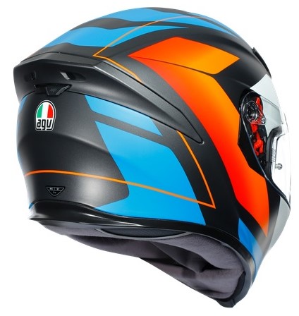 Agv Hjälm K5-S Core Mattsvart/Blå/Orange bild 3
