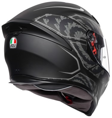 Agv Hjälm K5-S Tornado Mattsvart/Silver bild 3