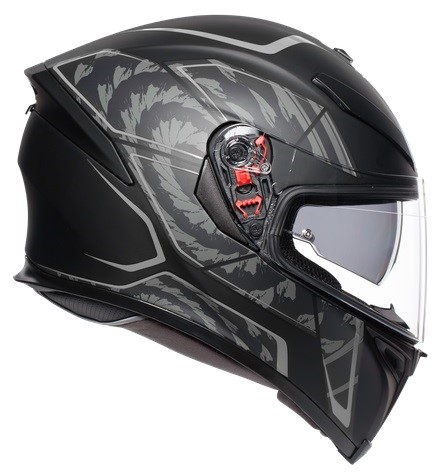 Agv Hjälm K5-S Tornado Mattsvart/Silver bild 2