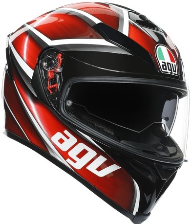AGV Hjälm K5-S Tempest Svart/Röd