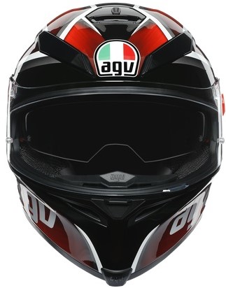 AGV Hjälm K5-S Tempest Svart/Röd bild 4