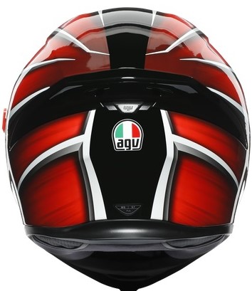 AGV Hjälm K5-S Tempest Svart/Röd bild 6