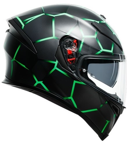 AGV Hjälm K5-S Vulcanum Svart/Grön bild 2