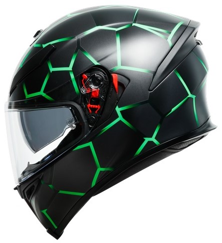 AGV Hjälm K5-S Vulcanum Svart/Grön bild 3
