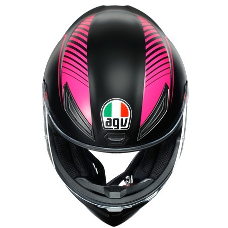 AGV Hjälm K1 Warmup Svart/Rosa bild 4