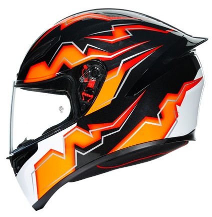 AGV Hjälm K1 Kripton Svart/Orange bild 2