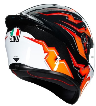 AGV Hjälm K1 Kripton Svart/Orange bild 4