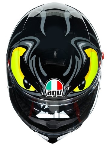 AGV Hjälm K3-SV Angry Svart bild 4