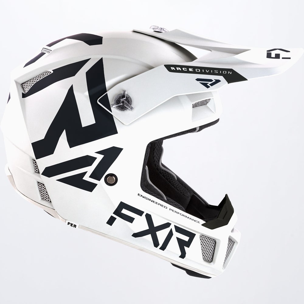 FXR Crosshjälm Clutch CX Mattvit bild 2