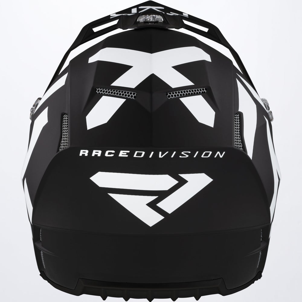 FXR Crosshjälm Clutch CX Mattsvart/Vit bild 5