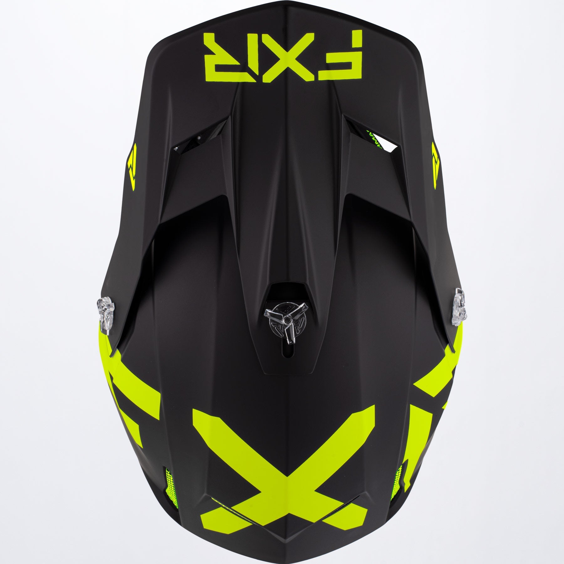 FXR Crosshjälm Clutch CX Mattsvart/Gul bild 4