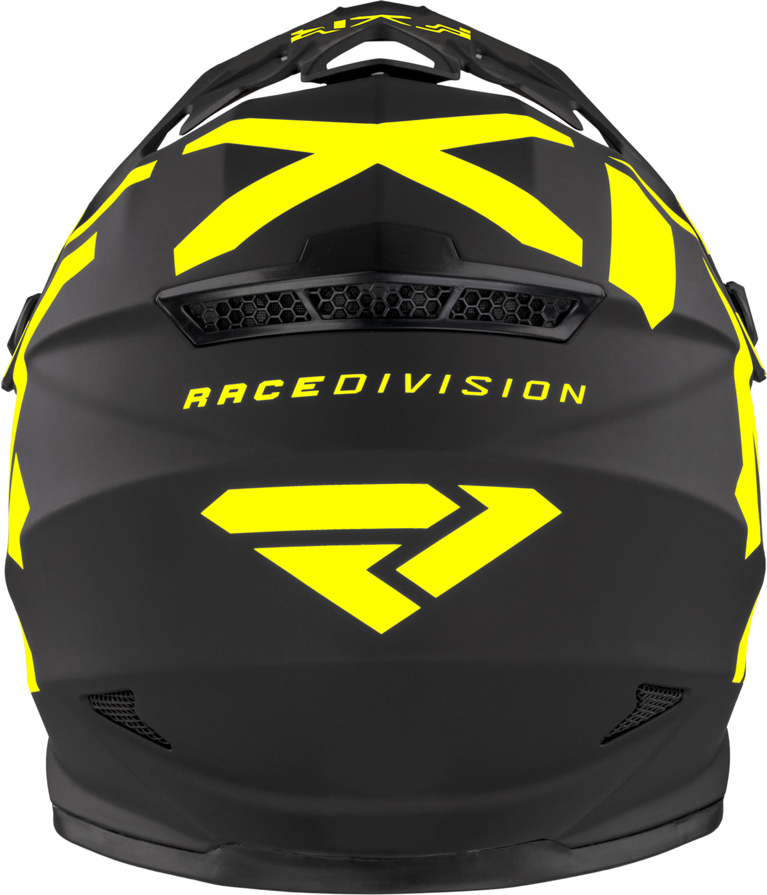 FXR Crosshjälm Legion Mattsvart/Fluogul (Junior) bild 3