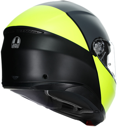 AGV Hjälm Öppningsbar Tourmodular Mattsvart/Fluogul/Grå bild 2