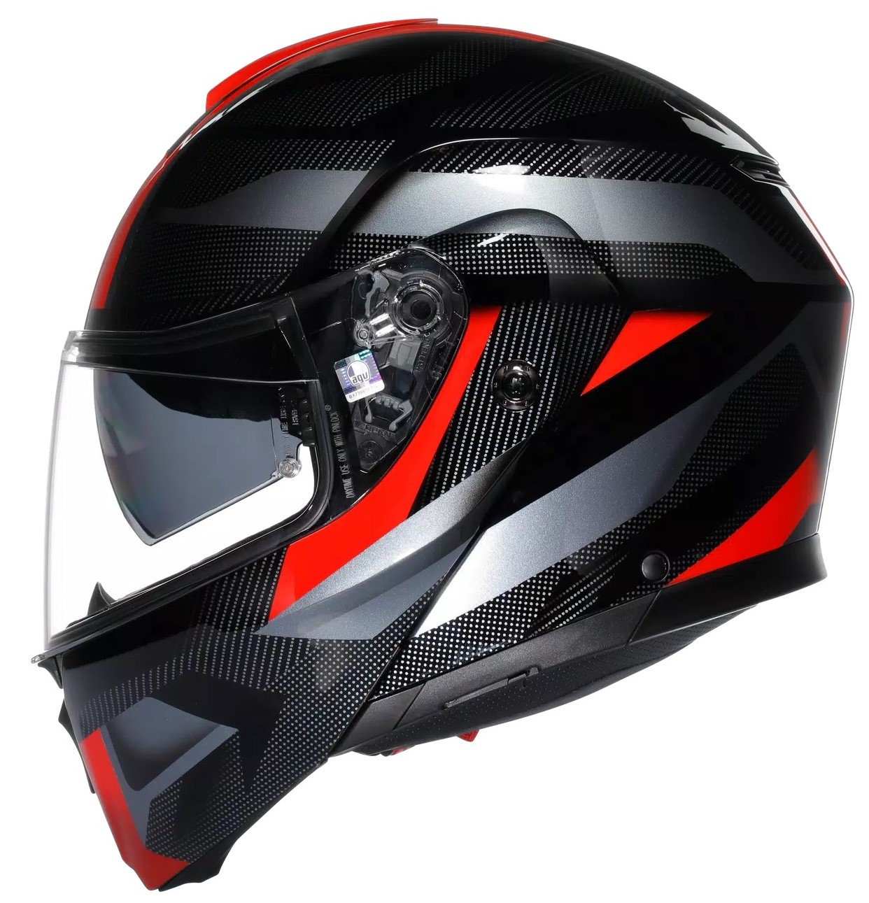 AGV Hjälm Öppningsbar Streetmodular Ledro Svart/Röd bild 2