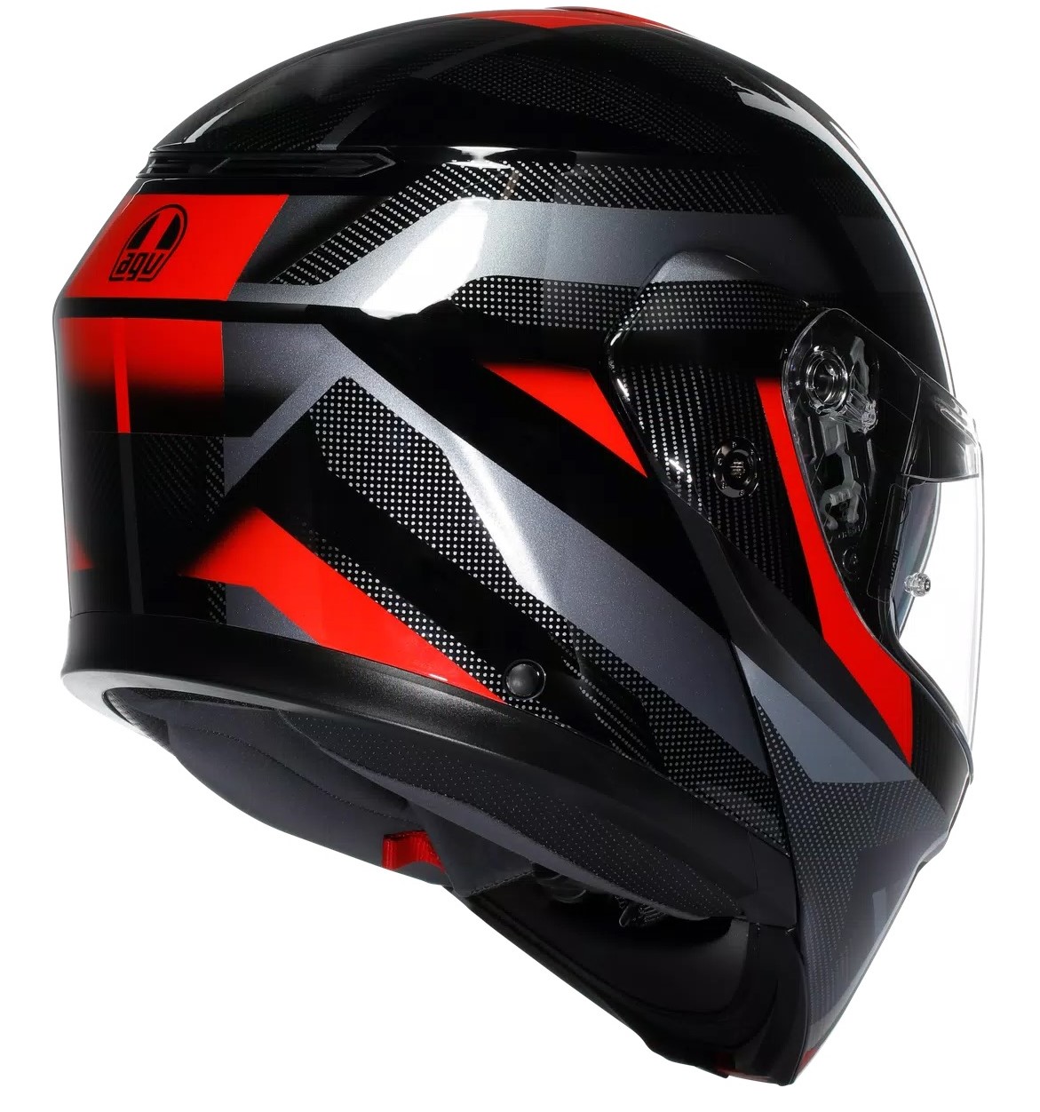 AGV Hjälm Öppningsbar Streetmodular Ledro Svart/Röd bild 3