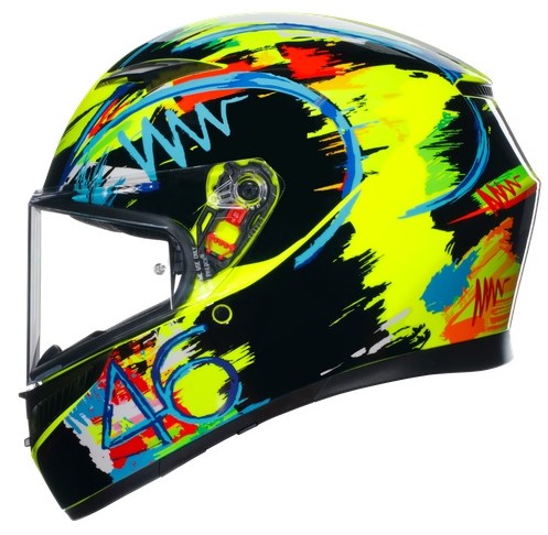 AGV Hjälm K3 Rossi Vintertest 2019 bild 2