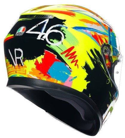 AGV Hjälm K3 Rossi Vintertest 2019 bild 3