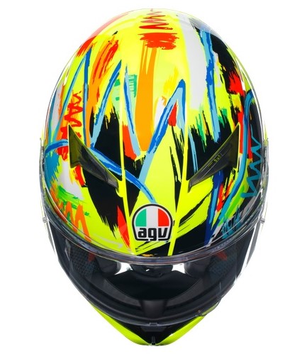 AGV Hjälm K3 Rossi Vintertest 2019 bild 4